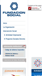 Mobile Screenshot of fundacionsocial.org